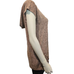 Maurices Short Sleeve Hooded Side Tie Detail Sweatshirt Size S